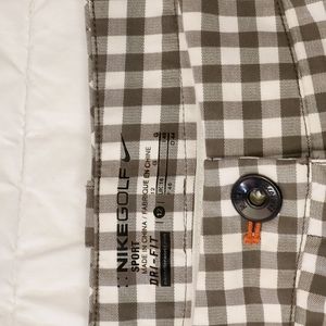 Nike Golf plaid shorts